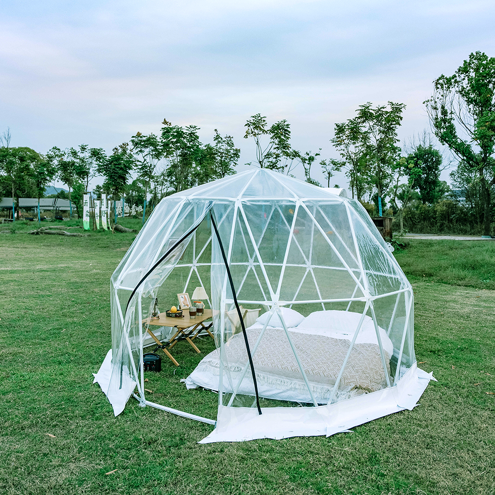 Create an unforgettable camping experience: Clear PVC Dome Tent